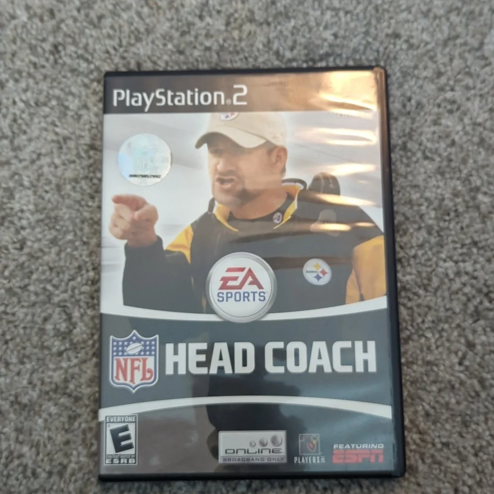 NFL HEAD COACH PS2 Sony PlayStation 2 Video Game Complete & Tested
